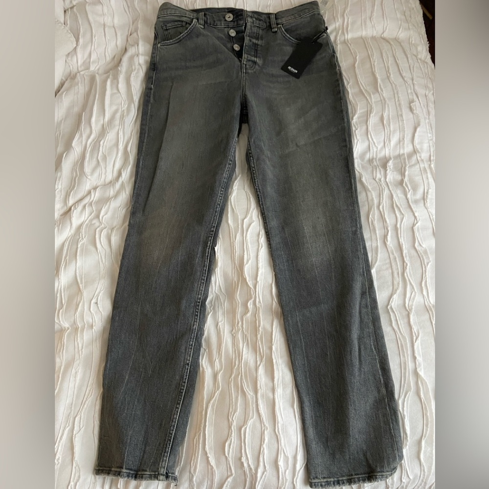 Hudson Holly Jeans Straight Leg in Foggy Night